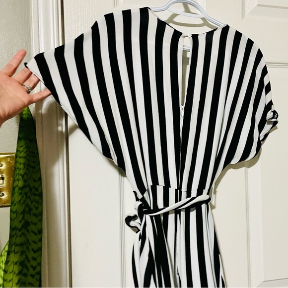 Zara Wrap Striped Romper - Picture 5 of 9